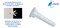 Audio-Visual Direct Frosted Glass Dry-Erase Board Set Includes Hardware & Marker Tray